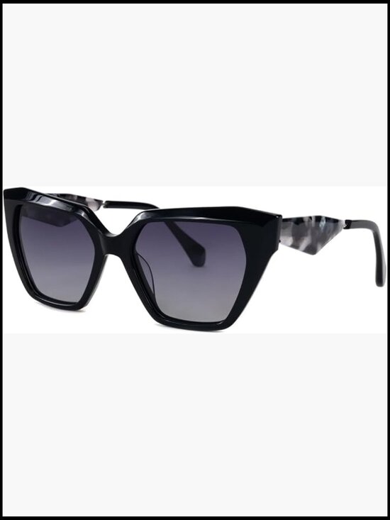 Cat Eye Polarized Sunglasses UV 400 Protection Acetate Frame main image 4